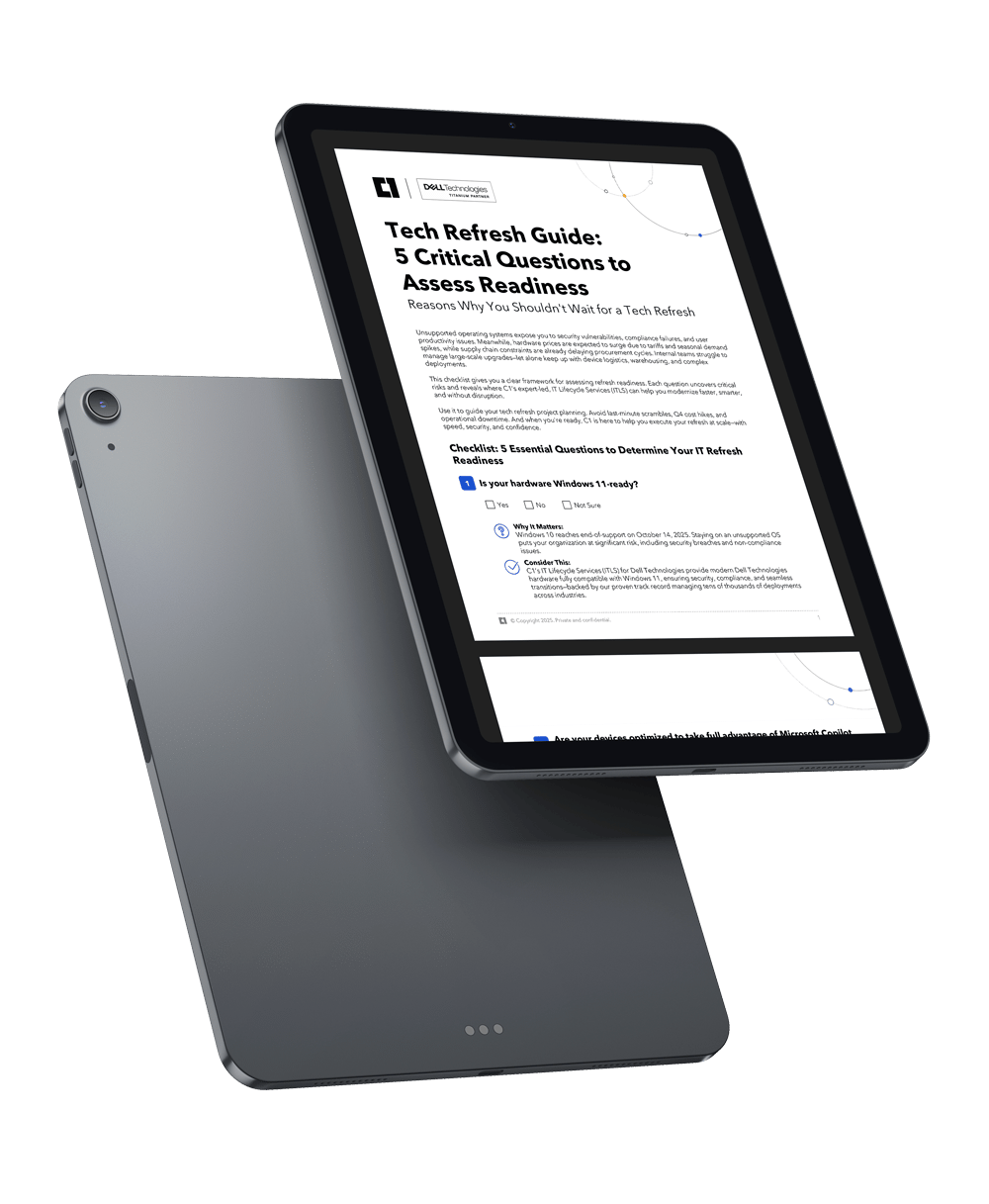 Checklist | 5 Questions for a Successful Tech Refresh Program