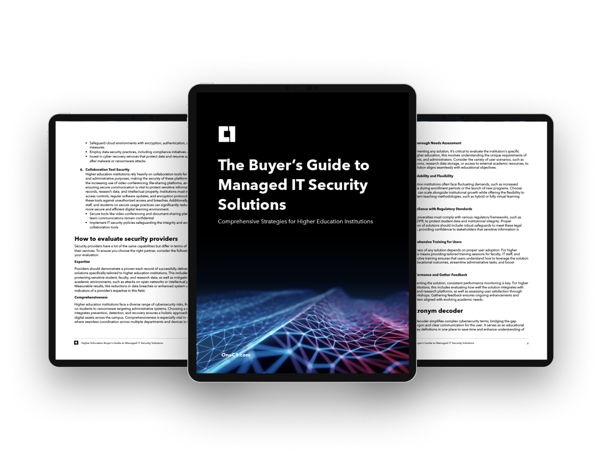 The Buyer’s Guide to Security Solutions Mockup