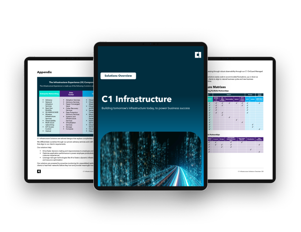 C1_Infrastructure_Solutions_Overview_Mockup