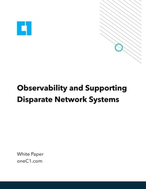 White Paper Cover Image - Observability and Supporting Disparate Network Systems