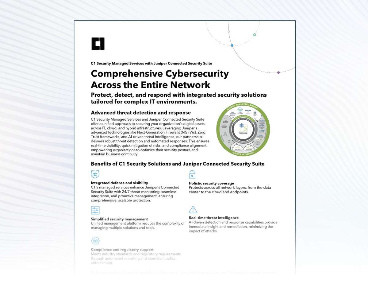 C1-Security-Juniper-Datasheet