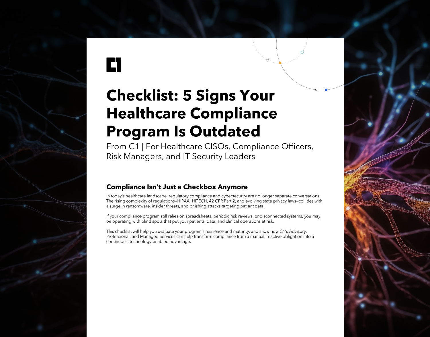 Top_5_Signs_Your_Healthcare_Compliance_Program_Is_Outdated_Checklist_Hero_Option_2