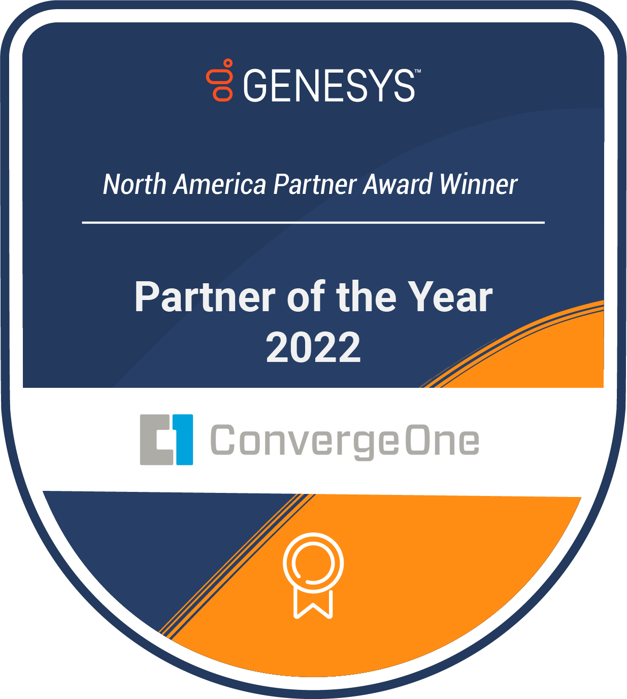 Genesys North America Partner of the Year Award Winner